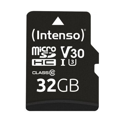 Intenso 3433480 32GB MicroSDHC Class 3 (U3) - Clase 10 Intenso 3433480 32GB MicroSDHC Class 3 (U3) - Clase 10