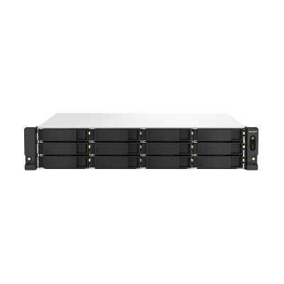 Qnap TS-1264U-RP Aluminio, Negro Qnap TS-1264U-RP Aluminio, Negro