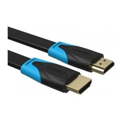 Cable HDMI 4K 1m Plano Negro Vention - Soporta 3D y 4K Cable HDMI 4K 1m Plano Negro Vention - Soporta 3D y 4K