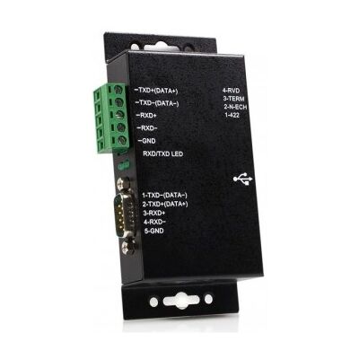 StarTech.com Adaptador USB a Serie Serial RS422 485 un Puerto DB9 o Bloque de Conexión con Aislamien StarTech.com Adaptador USB a Serie Serial RS422 485 un Puerto DB9 o Bloque de Conexión con Aislamien