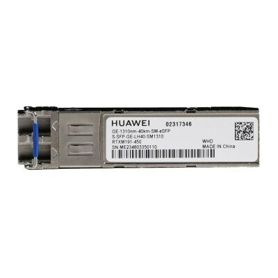 Huawei eKit S-SFP-GE-LH40-SM1310 red modulo transceptor Fibra óptica 1000 Mbit/s 1310 nm Huawei eKit S-SFP-GE-LH40-SM1310 red modulo transceptor Fibra óptica 1000 Mbit/s 1310 nm
