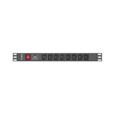 Lanberg PDU 1U 10A RACK 19 10X SOCKET NEGRO 2M Lanberg PDU 1U 10A RACK 19 10X SOCKET NEGRO 2M