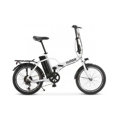 Nilox URBAN - eBike J1 Pro Blanco Acero 50,8 cm (20") 23,5 kg Nilox URBAN - eBike J1 Pro Blanco Acero 50,8 cm (20") 23,5 kg
