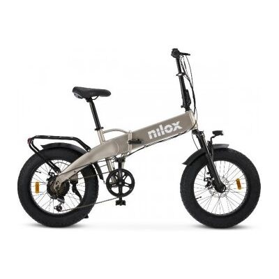 Nilox NXEBX10GR bicicleta eléctrica Gris Aluminio 50,8 cm (20") 30,5 kg Litio Nilox NXEBX10GR bicicleta eléctrica Gris Aluminio 50,8 cm (20") 30,5 kg Litio