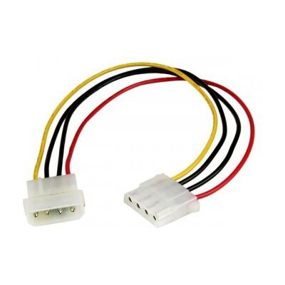 StarTech.com Cable de 30cm de Extensión de Alimentación Corriente Molex LP4 - 4 pines Macho a Hembra StarTech.com Cable de 30cm de Extensión de Alimentación Corriente Molex LP4 - 4 pines Macho a Hembra