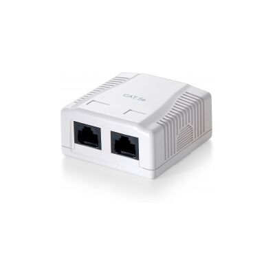 Equip ROSETA DE SUPERFICIE CATEGORIA 5e 2 HEMBRAS RJ45 Equip ROSETA DE SUPERFICIE CATEGORIA 5e 2 HEMBRAS RJ45