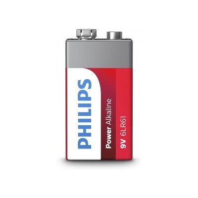 Philips Pila alcalina 9V 6LR61 Philips Pila alcalina 9V 6LR61