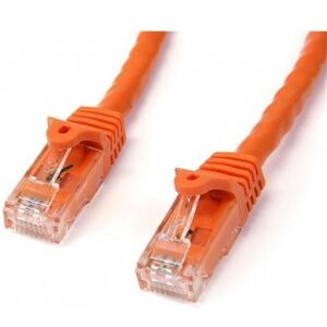 StarTech.com Cable de 2m Naranja de Red Gigabit Cat6 Ethernet RJ45 sin Enganche - Snagless, RJ-45, R StarTech.com Cable de 2m Naranja de Red Gigabit Cat6 Ethernet RJ45 sin Enganche - Snagless, RJ-45, R