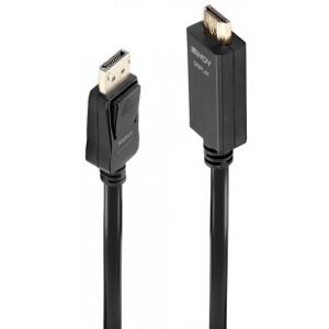 Lindy Cable DisplayPort a HDMI 4K30 - Negro Lindy Cable DisplayPort a HDMI 4K30 - Negro