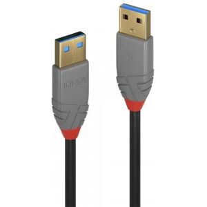 Lindy 36754 Cable USB 5 m USB 3.2 Gen 1 (3.1 Gen 1) USB A Negro, Gris Lindy 36754 Cable USB 5 m USB 3.2 Gen 1 (3.1 Gen 1) USB A Negro, Gris