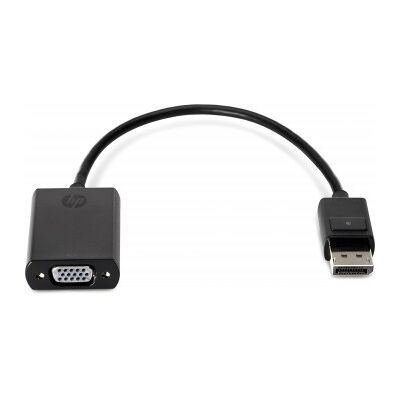 HP Adaptador DisplayPort a VGA, 0,2 m, DisplayPort, VGA (D-Sub), Macho, Hembra, Cobre HP Adaptador DisplayPort a VGA, 0,2 m, DisplayPort, VGA (D-Sub), Macho, Hembra, Cobre