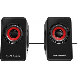 Tacens MARS GAMING MS1 - Altavoces - para PC - 10 vatios (Total) - negro, rojo Tacens MARS GAMING MS1 - Altavoces - para PC - 10 vatios (Total) - negro, rojo
