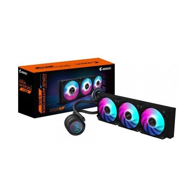 Gigabyte Refrigeración líquida AIO AORUS WATERFORCE II 360 para CPU - 3 ventiladores ARGB de 120 mm, Gigabyte Refrigeración líquida AIO AORUS WATERFORCE II 360 para CPU - 3 ventiladores ARGB de 120 mm,