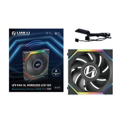 Lian-Li 12SLLCD1W1B 12 cm Negro 1 pieza(s) Lian-Li 12SLLCD1W1B 12 cm Negro 1 pieza(s)