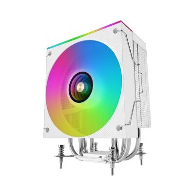 Mars Gaming MCPU-LCDW - Refrigerador de aire - 120mm - LCD - 300W TDP - Blanco Mars Gaming MCPU-LCDW - Refrigerador de aire - 120mm - LCD - 300W TDP - Blanco