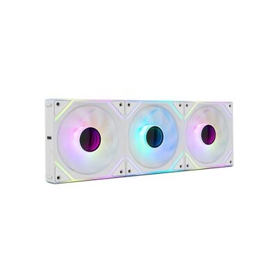 Nox Hummer Pro Link - Ventilador Caja 12 cm Blanco Set 3 - ARGB, Magnético, PWM, 1800 RPM, 33.5 dBA Nox Hummer Pro Link - Ventilador Caja 12 cm Blanco Set 3 - ARGB, Magnético, PWM, 1800 RPM, 33.5 dBA