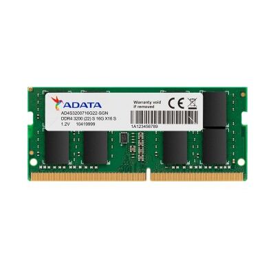 A-Data ADATA - AD4S32008G22-SGN modulo de memoria 8 GB 1 x 8 GB DDR4 3200 MHz A-Data ADATA - AD4S32008G22-SGN modulo de memoria 8 GB 1 x 8 GB DDR4 3200 MHz