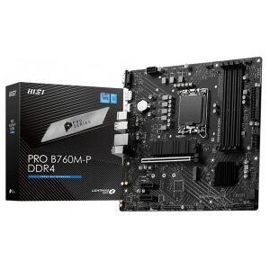 MSI PRO B760M-P DDR4 - LGA 1700 - micro ATX - Intel B760 MSI PRO B760M-P DDR4 - LGA 1700 - micro ATX - Intel B760
