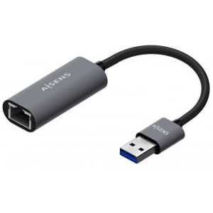 Aisens Conversor USB 3.0 A Ethernet Gigabit 10/100/1000 Mbps, Gris, 15cm Aisens Conversor USB 3.0 A Ethernet Gigabit 10/100/1000 Mbps, Gris, 15cm