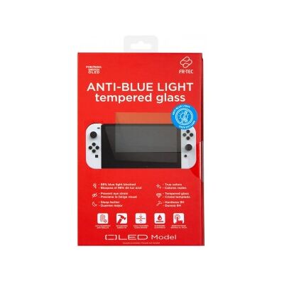 Fr-Tec Protector de Pantalla con Filtro de Luz Azul Anti Blue Light para Nintendo Switch OLED Fr-Tec Protector de Pantalla con Filtro de Luz Azul Anti Blue Light para Nintendo Switch OLED
