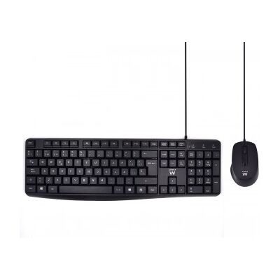 Ewent EW3006 Teclado USB QWERTY Español - Negro Ewent EW3006 Teclado USB QWERTY Español - Negro