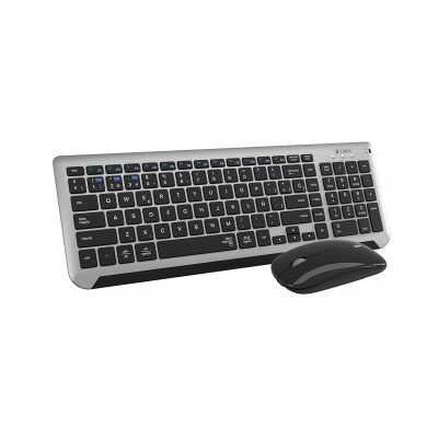 Teclado y Ratón Inalámbrico Subblim Combo Dual Prestige Extendido - Gris y Negro Teclado y Ratón Inalámbrico Subblim Combo Dual Prestige Extendido - Gris y Negro