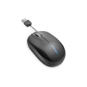 Kensington Pro Fit Retractable Mobile Mouse - Ratón - óptico - cableado - USB - negro K72339EU Kensington Pro Fit Retractable Mobile Mouse - Ratón - óptico - cableado - USB - negro K72339EU