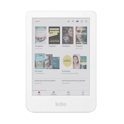 Kobo Clara Colour White 6" E Ink Color Libro Electrónico ComfortLight PRO Resistente al Agua Blanco Kobo Clara Colour White 6" E Ink Color Libro Electrónico ComfortLight PRO Resistente al Agua Blanco