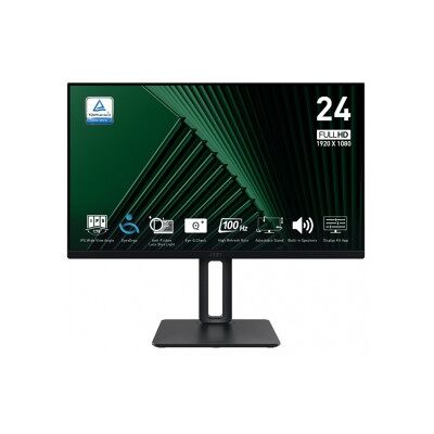 MSI Pro MP245PG - 23.8" Full HD - LCD - Negro - 100Hz MSI Pro MP245PG - 23.8" Full HD - LCD - Negro - 100Hz