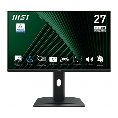 MSI PRO MP275PG - 27" Full HD - LCD - Negro - 100Hz MSI PRO MP275PG - 27" Full HD - LCD - Negro - 100Hz