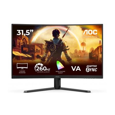 AOC G4 C32G42ZE - 31.5" Full HD - LED - Negro, Rojo - 260Hz AOC G4 C32G42ZE - 31.5" Full HD - LED - Negro, Rojo - 260Hz