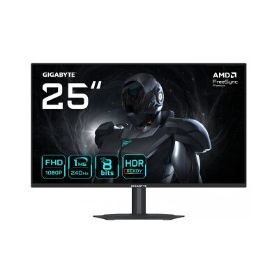 Gigabyte G25F2A - 1920 x 1080 - 24.5" Full HD - LED - Negro - 240Hz Gigabyte G25F2A - 1920 x 1080 - 24.5" Full HD - LED - Negro - 240Hz