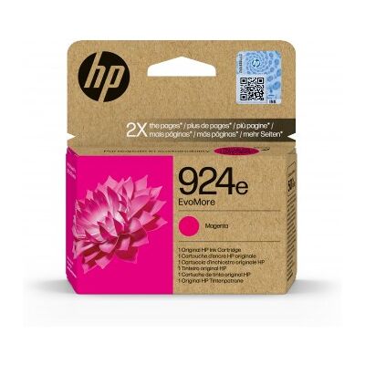 HP Cartucho de Tinta Original EvoMore 924e magenta Original Magenta HP Cartucho de Tinta Original EvoMore 924e magenta Original Magenta