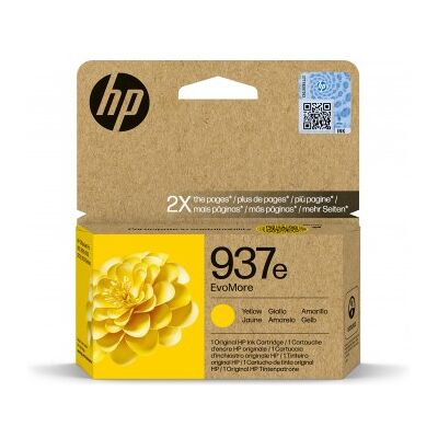 HP Cartucho de Tinta Original EvoMore 937e amarilla Original Amarillo HP Cartucho de Tinta Original EvoMore 937e amarilla Original Amarillo