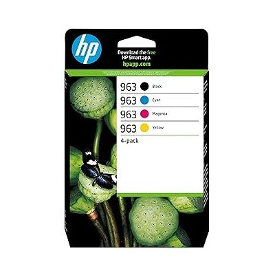 HP Paquete de 4 cartuchos de tinta Original 963 negro/cian/m HP Paquete de 4 cartuchos de tinta Original 963 negro/cian/m
