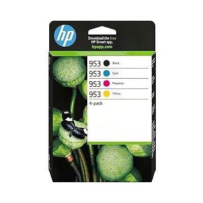 HP Paquete de 4 cartuchos de tinta Original 953 negro/cian/m HP Paquete de 4 cartuchos de tinta Original 953 negro/cian/m