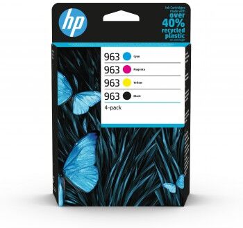 HP 963 Original Negro, Cian, Magenta, Amarillo Para OfficeJet Pro 9010, 9015, 9015e, 9016, 9018, 901