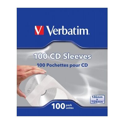 Fundas para CD Verbatim 49976 Transparente Blancas - Almacenamiento de Discos Ópticos Fundas para CD Verbatim 49976 Transparente Blancas - Almacenamiento de Discos Ópticos