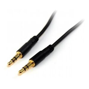 StarTech.com 3m Stereo Audio 3.5mm, 3.5mm, 3.5mm, Macho/Macho, Oro, Negro StarTech.com 3m Stereo Audio 3.5mm, 3.5mm, 3.5mm, Macho/Macho, Oro, Negro