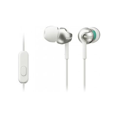 Sony MDR-EX110AP, Alámbrico, Dentro de oído, Binaurale, Intraaural, 5 - 24000 Hz, Blanco Sony MDR-EX110AP, Alámbrico, Dentro de oído, Binaurale, Intraaural, 5 - 24000 Hz, Blanco