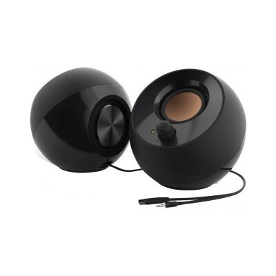 Creative Labs Pebble, 2.0 canales, Alámbrico, 3,5 mm, 4,4 W, 100 - 17000 Hz, Negro Creative Labs Pebble, 2.0 canales, Alámbrico, 3,5 mm, 4,4 W, 100 - 17000 Hz, Negro