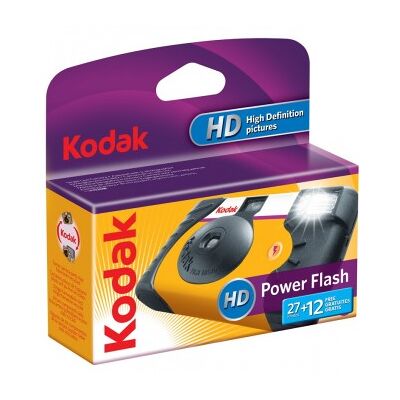 Kodak Power Flash 27+12 Cámara analógica compacta Negro, Amarillo Kodak Power Flash 27+12 Cámara analógica compacta Negro, Amarillo