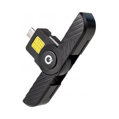 TooQ Lector Tarjetas Inteligentes, DNI Electrónico, USB-C, Negro TooQ Lector Tarjetas Inteligentes, DNI Electrónico, USB-C, Negro