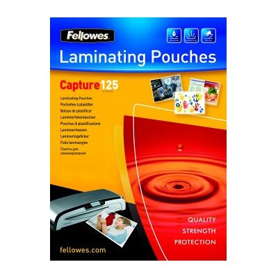 Fellowes Fundas de plastificar 5307407 - Acabado brillo - Tamaño A4 - 125 Micras - 100 Unidades Fellowes Fundas de plastificar 5307407 - Acabado brillo - Tamaño A4 - 125 Micras - 100 Unidades