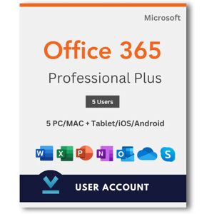 Microsoft Office 365 Pro Plus - 5 Dispositivos Windows Mac Microsoft Office 365 Pro Plus - 5 Dispositivos Windows Mac
