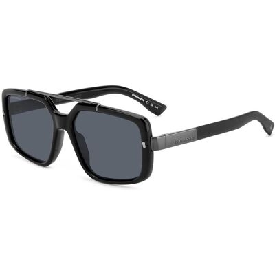 Dsquared2 Gafas de sol D2 0120/S Negro Talla: 57X17 Negro Dsquared2 Gafas de sol D2 0120/S Negro Talla: 57X17 Negro