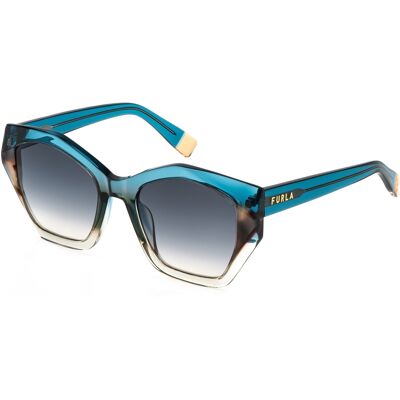 Furla Gafas de sol SFU885V Azul Talla: 54X20 Azul Furla Gafas de sol SFU885V Azul Talla: 54X20 Azul