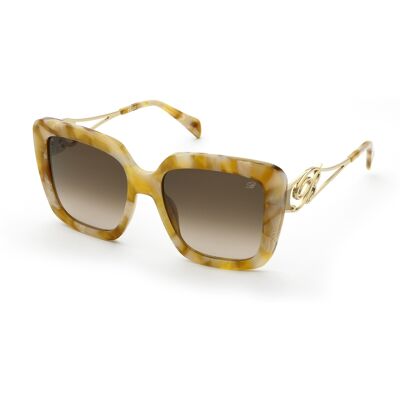 Blumarine Gafas de sol SBM891 Marrón Talla: 55X18 Marrón Blumarine Gafas de sol SBM891 Marrón Talla: 55X18 Marrón