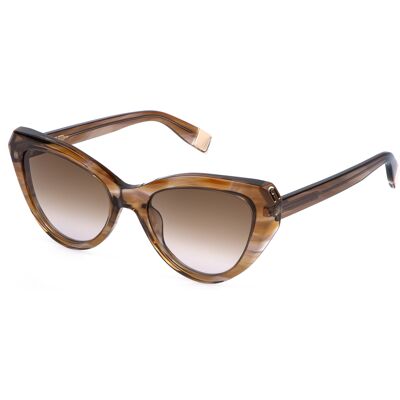 Furla Gafas de sol SFU977V Marrón Talla: 54X19 Marrón Furla Gafas de sol SFU977V Marrón Talla: 54X19 Marrón
