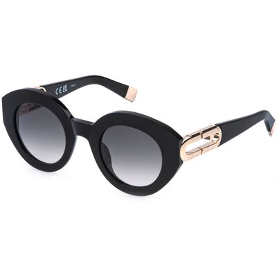 Furla Gafas de sol SFU987 Negro Talla: 48X26 Negro Furla Gafas de sol SFU987 Negro Talla: 48X26 Negro